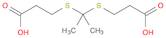 Propanoic acid, 3,3'-[(1-methylethylidene)bis(thio)]bis-