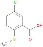 Benzoic acid, 5-chloro-2-(methylthio)-