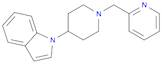 1H-INDOLE, 1-[1-(2-PYRIDINYLMETHYL)-4-PIPERIDINYL]-