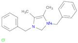 1H-Imidazolium, 4,5-dimethyl-1,3-bis(phenylmethyl)-, chloride