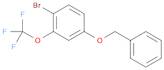 Benzene, 1-bromo-4-(phenylmethoxy)-2-(trifluoromethoxy)-