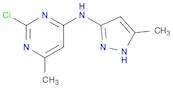 2-Chloro-6-methyl-N-(5-methyl-1H-pyrazol-3-yl)pyrimidin-4-amine