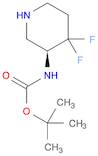 tert-butyl N-[(3S)-4,4-difluoropiperidin-3-yl]carbamate