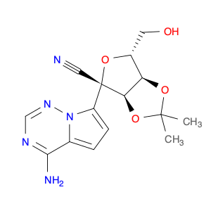 2-C-(4-氨基吡咯并[2,1-f][1,2,4]三嗪-7-基)-2,5-脱水-3,4-O-(1-甲基亚乙基)-D-甲腈