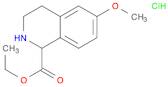 Ethyl 6-methoxy-1,2,3,4-tetrahydro-isoquinoline-1-carboxylate hydrochloride