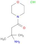 3-Amino-3-methyl-1-morpholinobutan-1-one hydrochloride