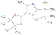 2-(tert-Butyldimethylsilyl)-4-methylthiazole-5-boronic acid pinacol ester