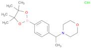 4-(1-(4-(4,4,5,5-Tetramethyl-1,3,2-dioxaborolan-2-yl)phenyl)ethyl)morpholine hydrochloride