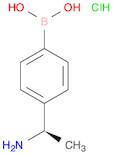 4-[(1R)-1-Aminoethyl]phenylboronic acid hydrochloride