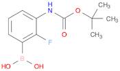 (3-{[(tert-Butoxy)carbonyl]amino}-2-fluorophenyl)boronic acid