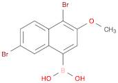 4,7-Dibromo-3-methoxynaphthalene-1-boronic acid