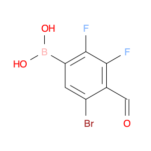 5-Bromo-2,3-difluoro-4-formylphenylboronic acid