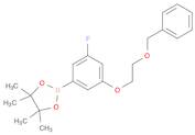 3-[2-(Benzyloxy)ethoxy]-5-fluorophenylboronic acid pinacol ester