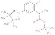 4-Fluoro-3-(N-BOC-N-methylamino)phenylboronic acid pinacol ester