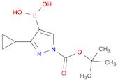 1-Boc-3-cyclopropylpyrazol-4-ylboronic acid