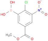 2-Chloro-5-(methoxycarbonyl)-3-nitrophenylboronic acid