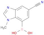 6-Cyano-3-methylbenzodiazole-4-boronic acid