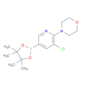 5-Chloro-6-morpholinopyridine-3-boronic acid pinacol ester