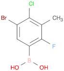 5-Bromo-4-chloro-2-fluoro-3-methylphenylboronic acid