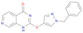 2-((1-Benzyl-1H-pyrazol-4-yl)oxy)pyrido[3,4-d]pyrimidin-4(3H)-one