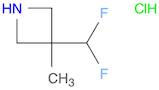 3-(difluoromethyl)-3-methylazetidine hydrochloride