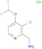 (3-Chloro-4-(difluoromethoxy)pyridin-2-yl)methanamine hydrochloride