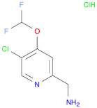 (5-Chloro-4-(difluoromethoxy)pyridin-2-yl)methanamine hydrochloride