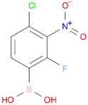 (4-Chloro-2-fluoro-3-nitrophenyl)boronic acid