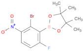 2-Bromo-6-fluoro-3-nitrophenylboronic acid pinacol ester