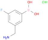 3-(Aminomethyl)-5-fluorophenylboronic acid hydrochloride