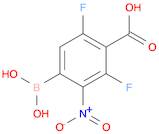 4-Carboxy-3,5-difluoro-2-nitrophenylboronic acid