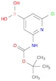 2-(t-Butoxycarbonylamino)-6-chloropyridine-4-boronic acid