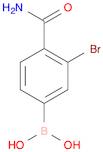 3-Bromo-4-carbamoylphenylboronic acid