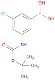 (3-{[(tert-butoxy)carbonyl]amino}-5-chlorophenyl)boronic acid