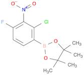 2-(2-Chloro-4-fluoro-3-nitrophenyl)-4,4,5,5-tetramethyl-1,3,2-dioxaborolane