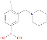 [4-Fluoro-3-(piperidin-1-ylmethyl)phenyl]boronic acid