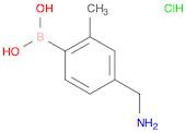 [4-(Aminomethyl)-2-methylphenyl]boronic acid hydrochloride