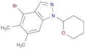 4-Bromo-5,6-dimethyl-1-tetrahydropyran-2-yl-indazole