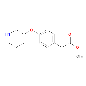 Methyl 2-(4-(piperidin-3-yloxy)phenyl)acetate hydrochloride