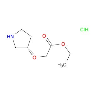 ethyl 2-[(3S)-pyrrolidin-3-yloxy]acetate hydrochloride
