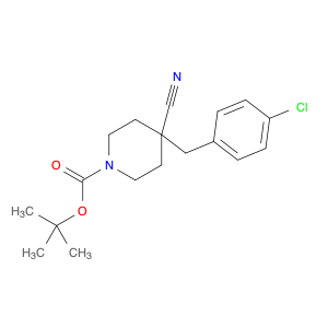 1-Boc-4-cyano-4-(4-chlorobenzyl)-piperidine