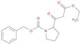 Ethyl b-oxo-1-Cbz-2-pyrrolidinepropanoate