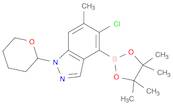 5-氯-6-甲基-1-(氧杂-2-基)-4-(4,4,5,5-四甲基-1,3,2-二氧杂硼烷-2-基)吲唑