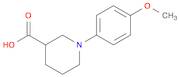 1-(4-Methoxyphenyl)-3-piperidinecarboxylic acid