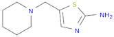 5-(1-Piperidinylmethyl)-2-thiazolamine