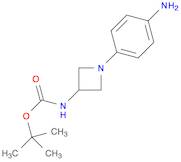 tert-butyl N-[1-(4-aminophenyl)azetidin-3-yl]carbamate