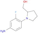 1-(4-Amino-2-fluorophenyl)-2-pyrrolidinemethanol