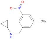 N-(3-Methyl-5-nitrobenzyl)cyclopropanamine