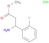 Methyl 3-amino-3-(2-fluorophenyl)propanoate HCl