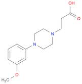 3-[4-(3-Methoxyphenyl)piperazin-1-yl]propanoic acid